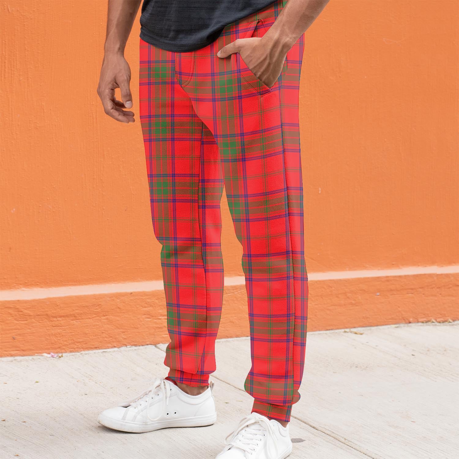 Ross Modern Tartan Joggers Pants S - Tartan Vibes Clothing