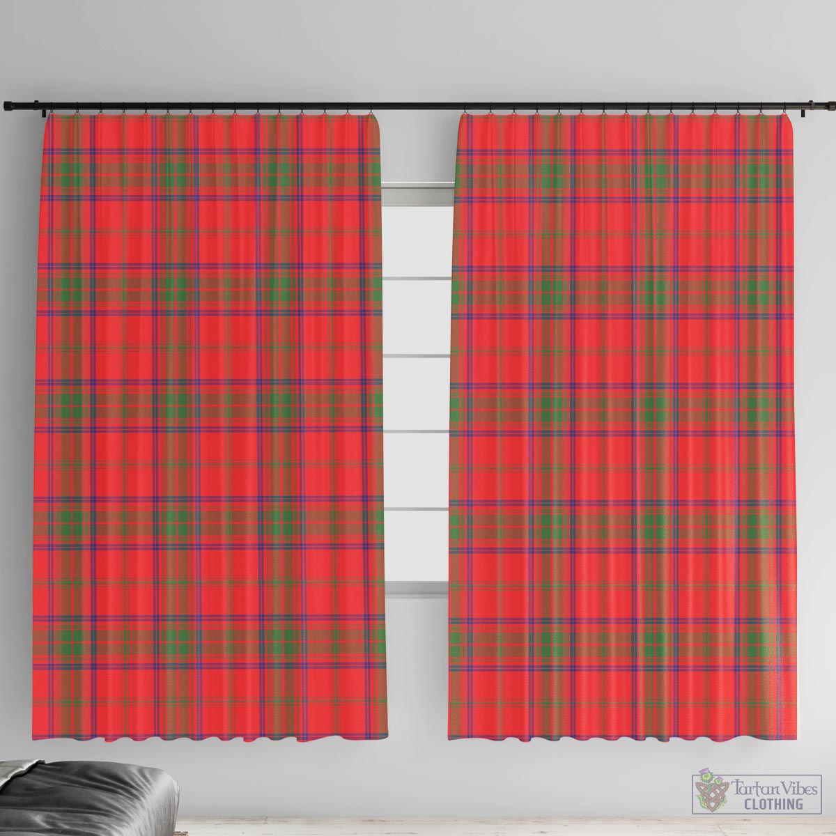 Ross Modern Tartan Window Curtain