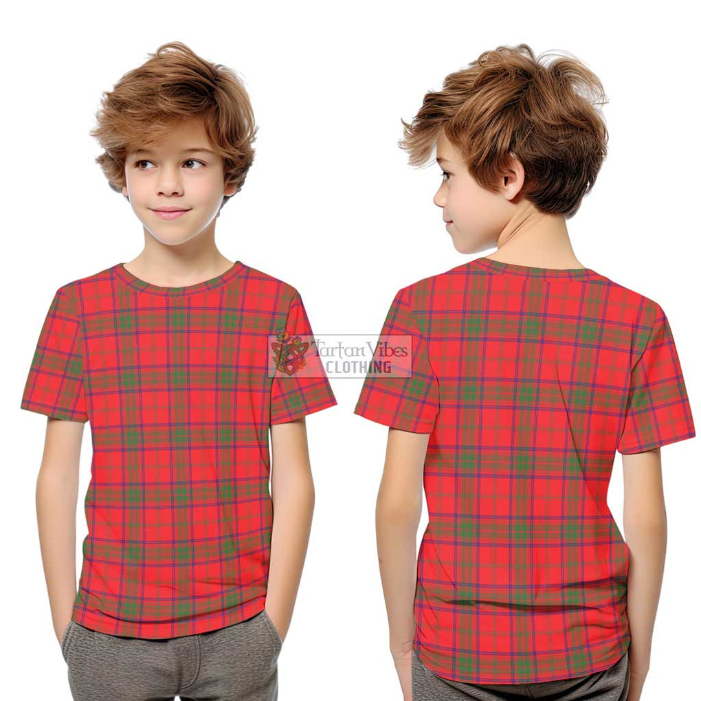 Ross Modern Tartan Kid T-Shirt Youth XL Size14 - Tartanvibesclothing Shop