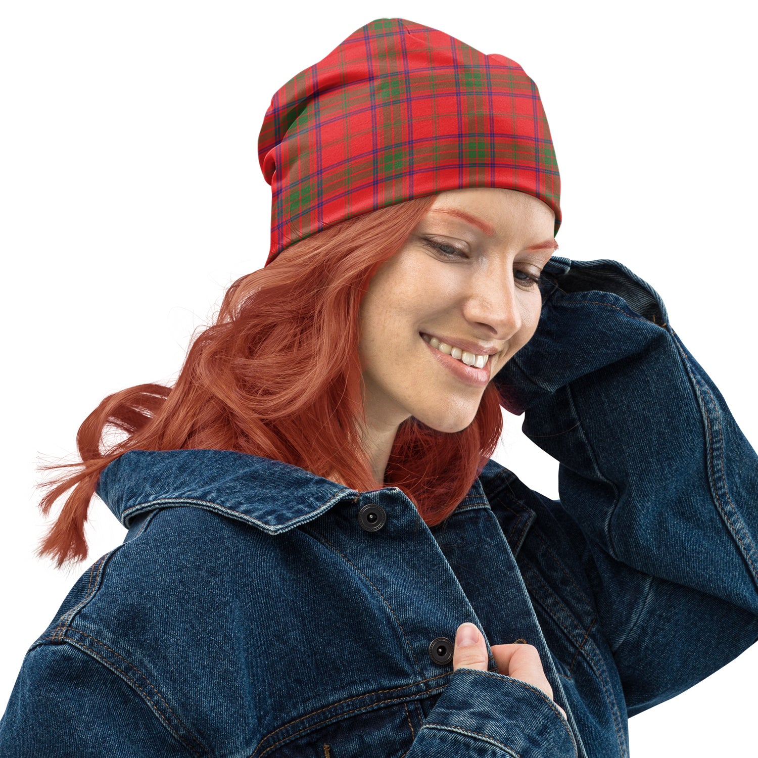 Ross Modern Tartan Beanies Hat One Size 10.5*10.2 inches - Tartan Vibes Clothing