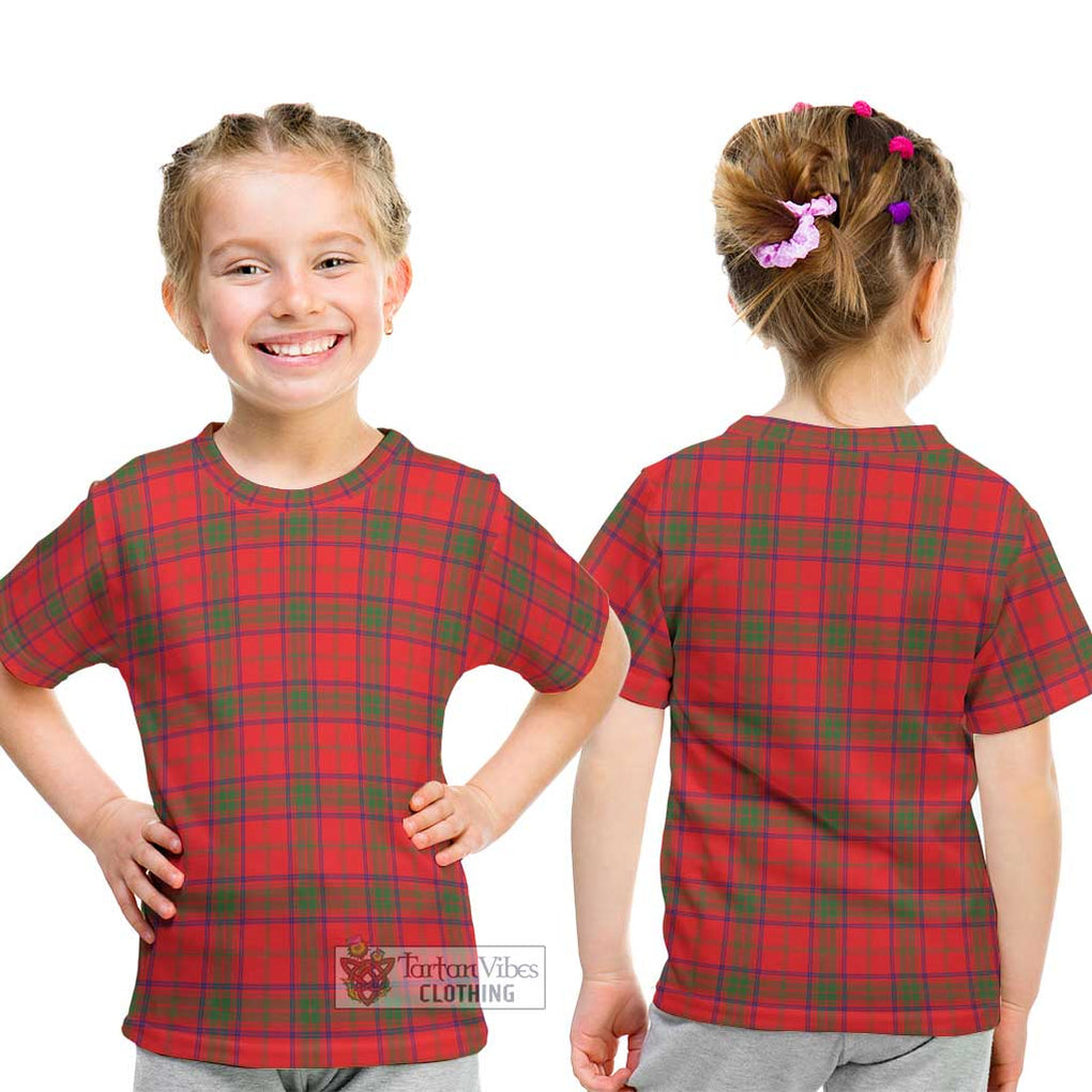 Ross Modern Tartan Kid T-Shirt - Tartanvibesclothing Shop