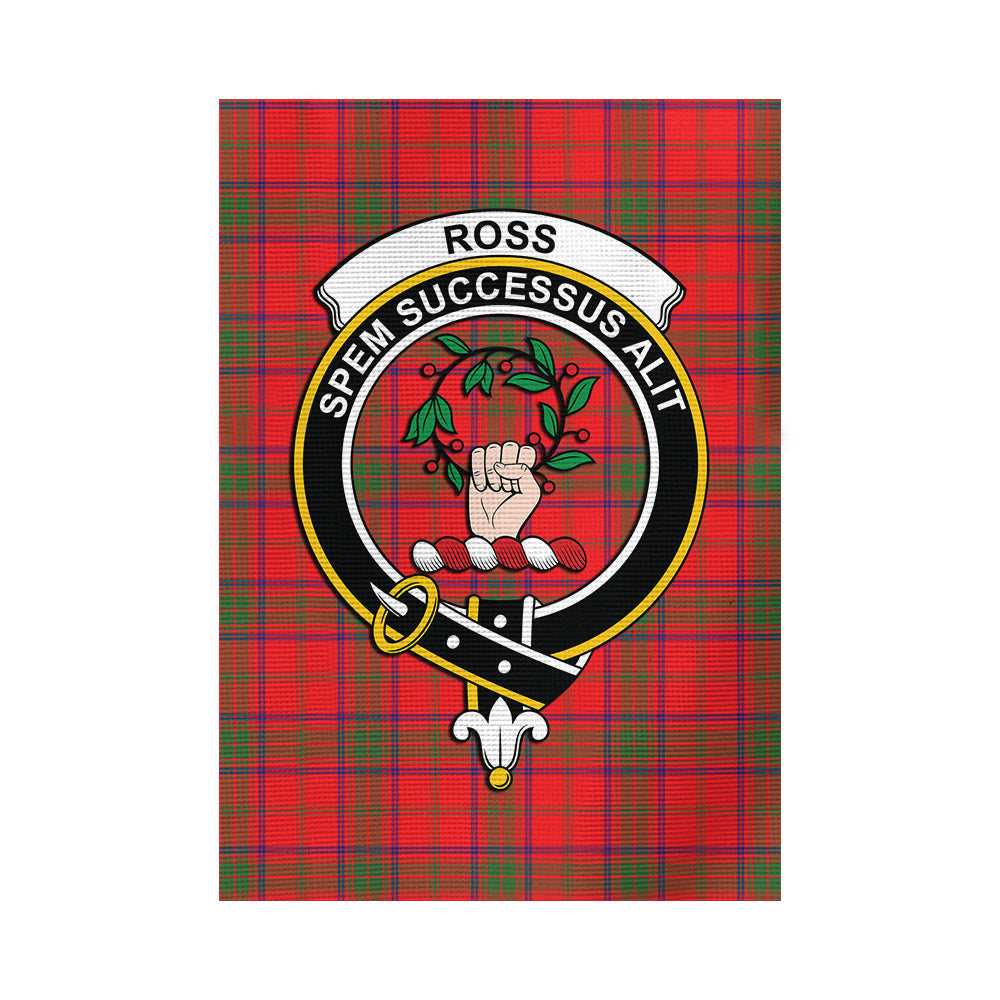 Ross Modern Tartan Flag with Family Crest - Tartan Vibes Clothing