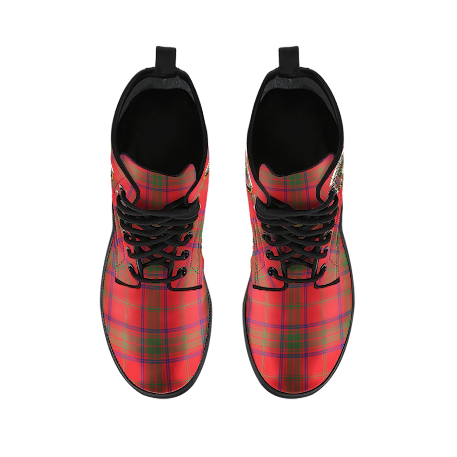 ross-modern-tartan-leather-boots-with-family-crest