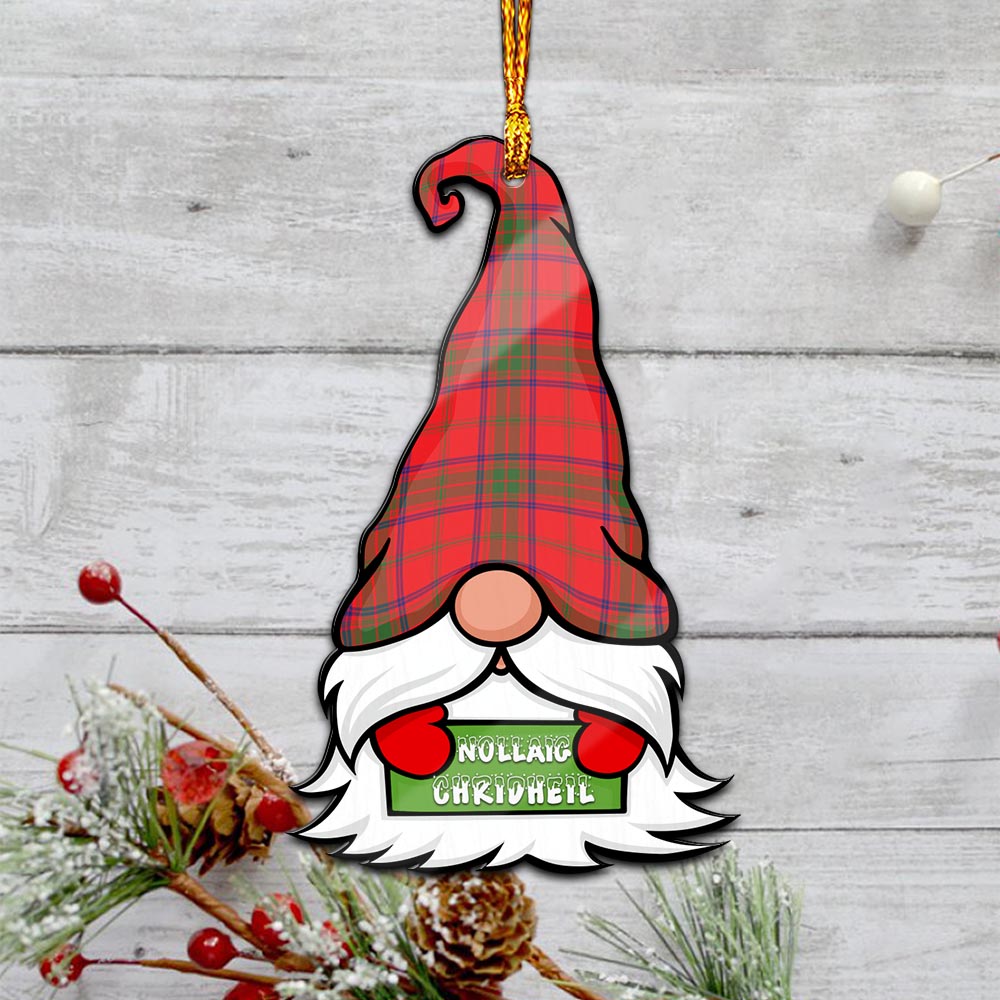 Ross Modern Gnome Christmas Ornament with His Tartan Christmas Hat - Tartan Vibes Clothing