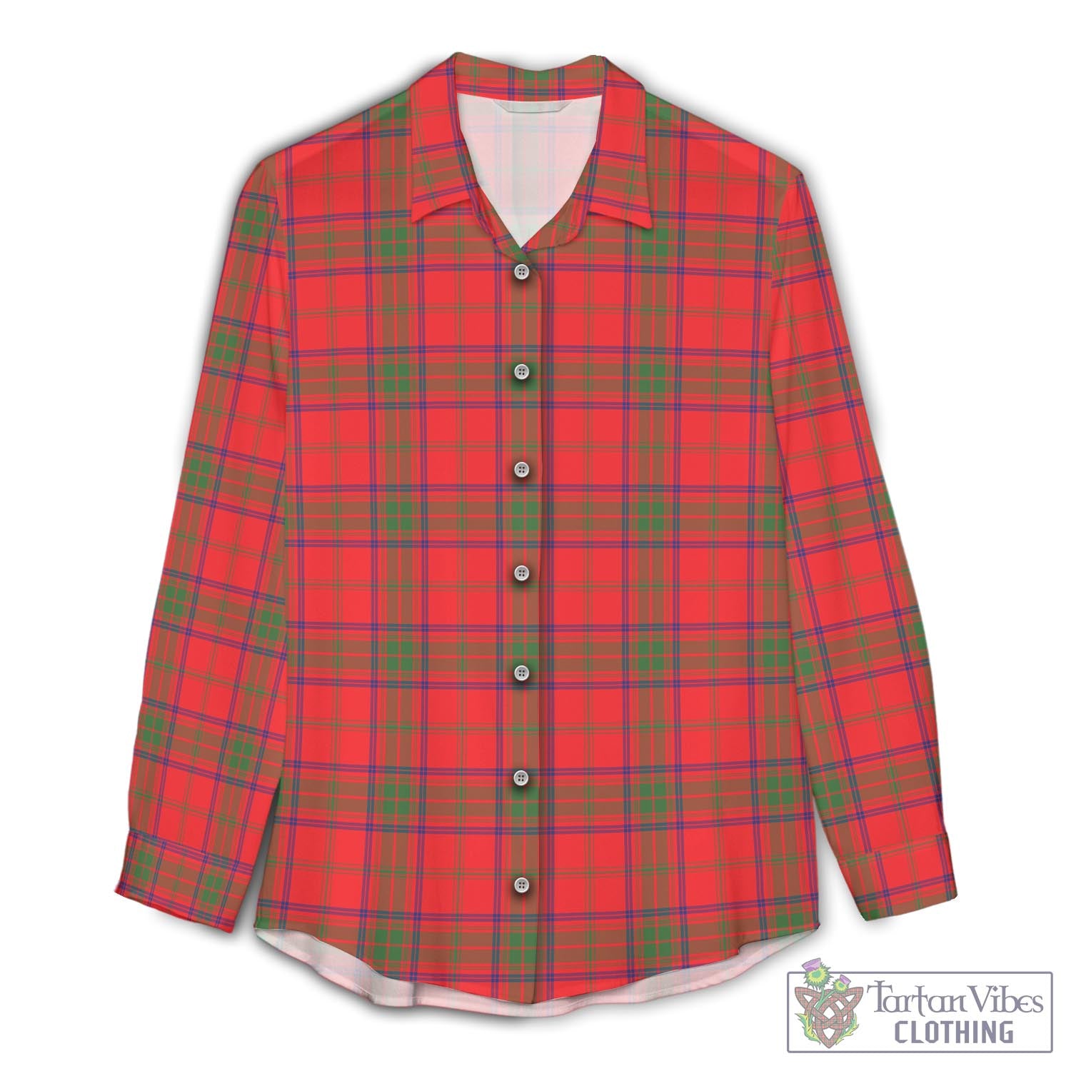 Ross Modern Tartan Womens Casual Shirt