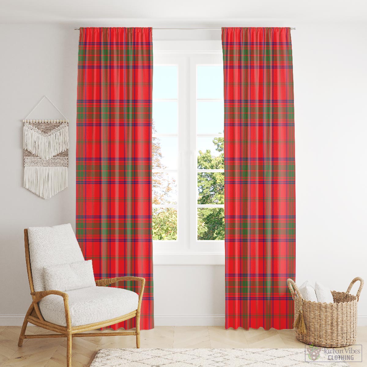 Ross Modern Tartan Window Curtain