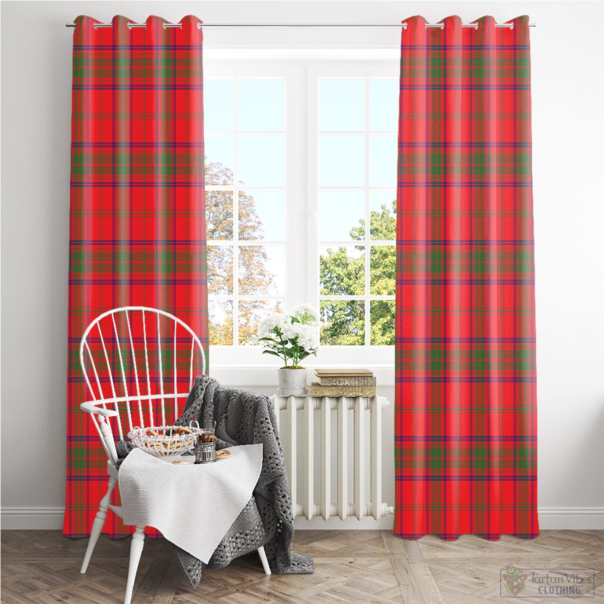 Ross Modern Tartan Window Curtain