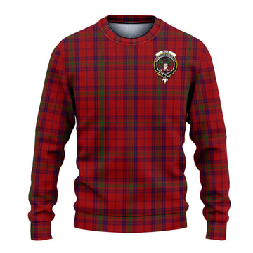 Ross Old Tartan Ugly Sweater with Family Crest