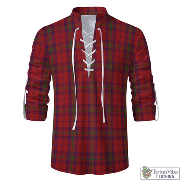 Ross Old Tartan Men's Scottish Traditional Jacobite Ghillie Kilt Shirt