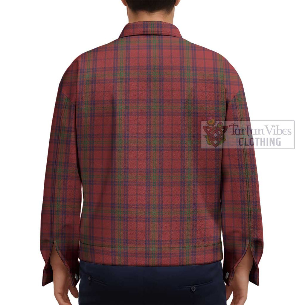 Ross Old Tartan Unisex Lapel Cotton Jacket - Tartan Vibes Clothing