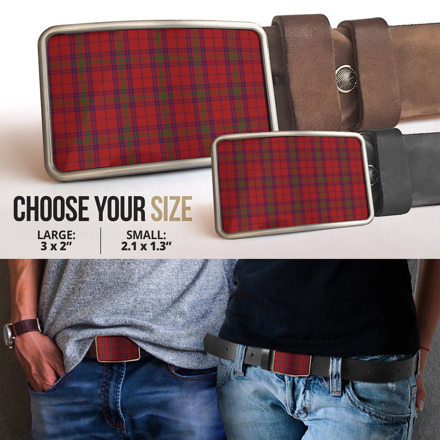 Ross Old Tartan Belt Buckles - Tartan Vibes Clothing