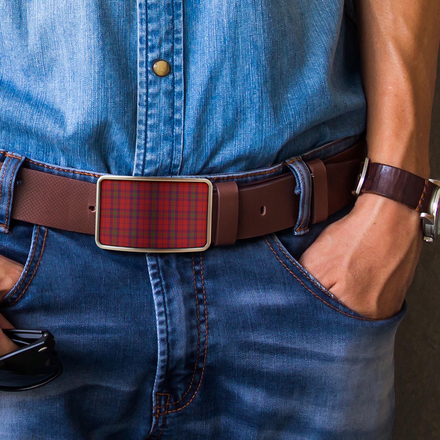 Ross Old Tartan Belt Buckles - Tartan Vibes Clothing