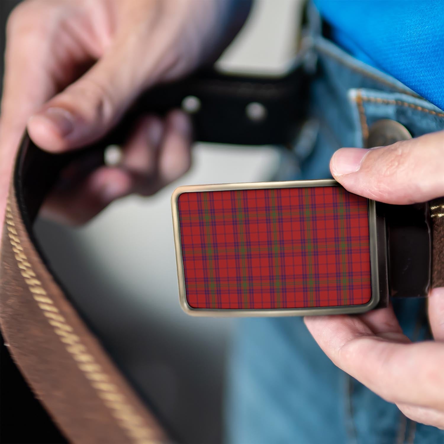 Ross Old Tartan Belt Buckles - Tartan Vibes Clothing