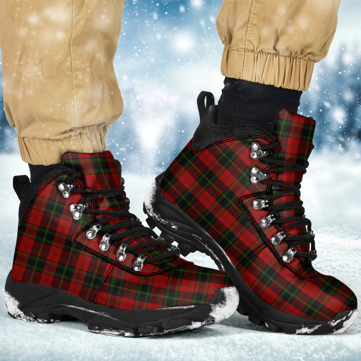 Rosser of Wales Tartan Alpine Boots - Tartanvibesclothing