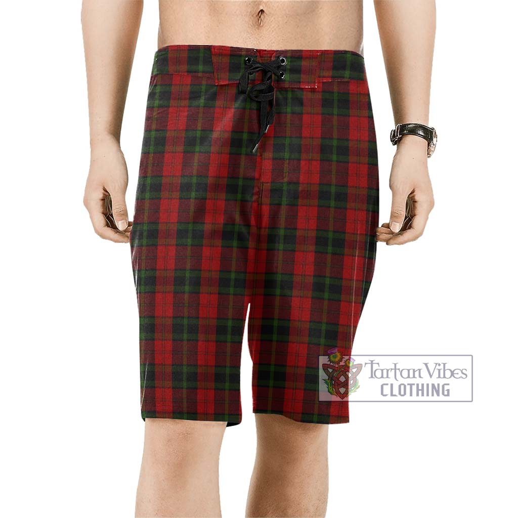 Tartan Vibes Clothing Rosser of Wales Tartan Men's Board Shorts