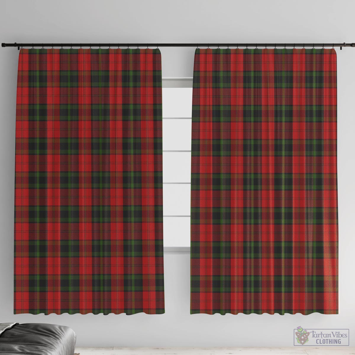 Rosser of Wales Tartan Window Curtain