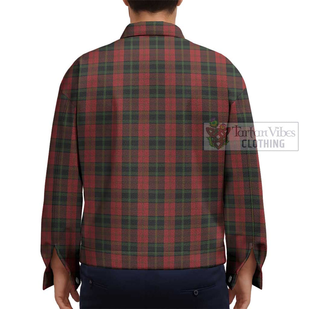 Rosser of Wales Tartan Unisex Lapel Cotton Jacket - Tartan Vibes Clothing