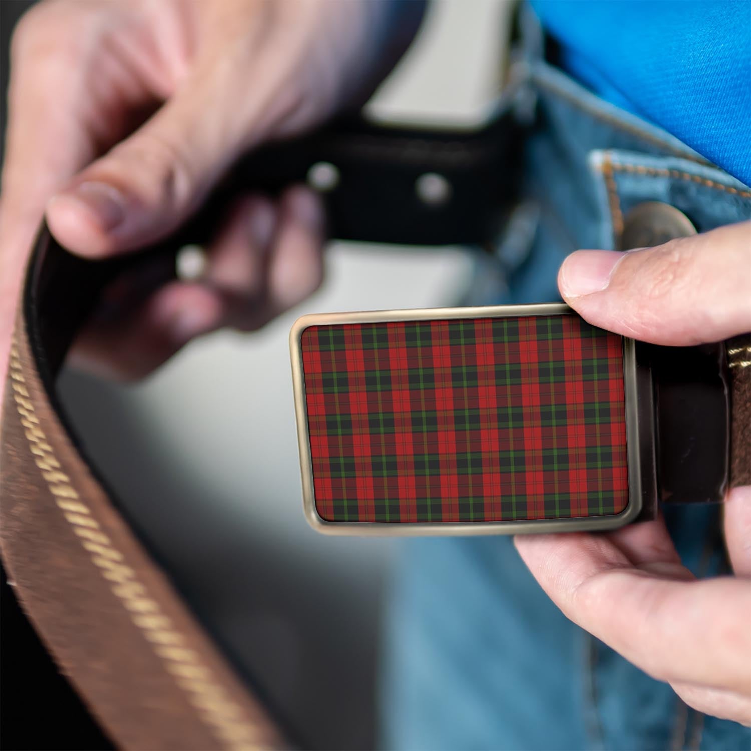 Rosser of Wales Tartan Belt Buckles - Tartan Vibes Clothing