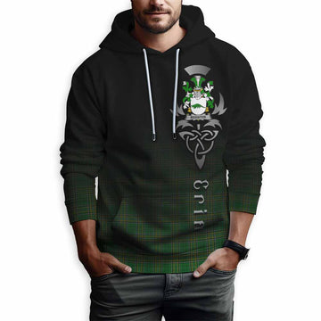 Rossiter Irish Clan Hoodie with Coat of Arms Erin Go Bragh Celtic Inspired Pullover Hoodie - Tartan Vibes Clothing