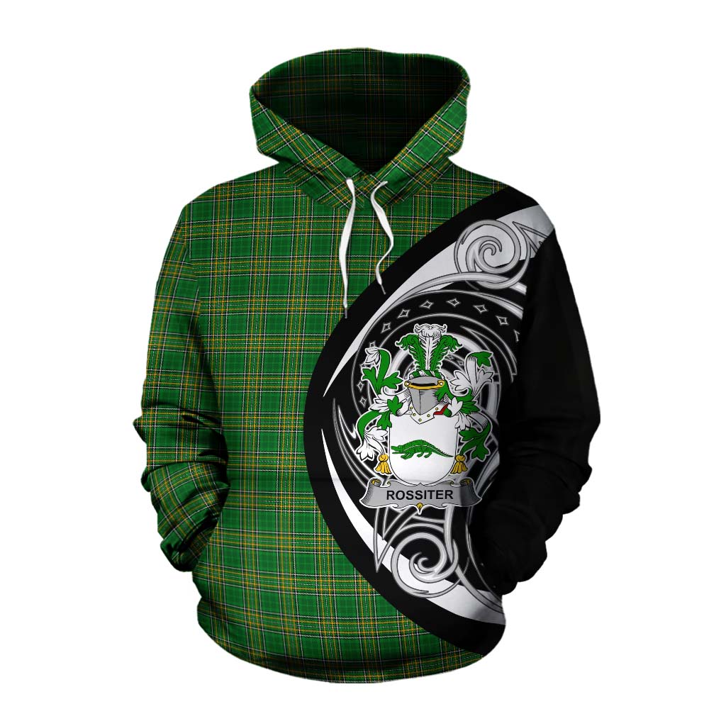Rossiter Irish Clan Cotton Hoodie Celtic Circle Style Pullover Hoodie XS - Tartan Vibes Clothing