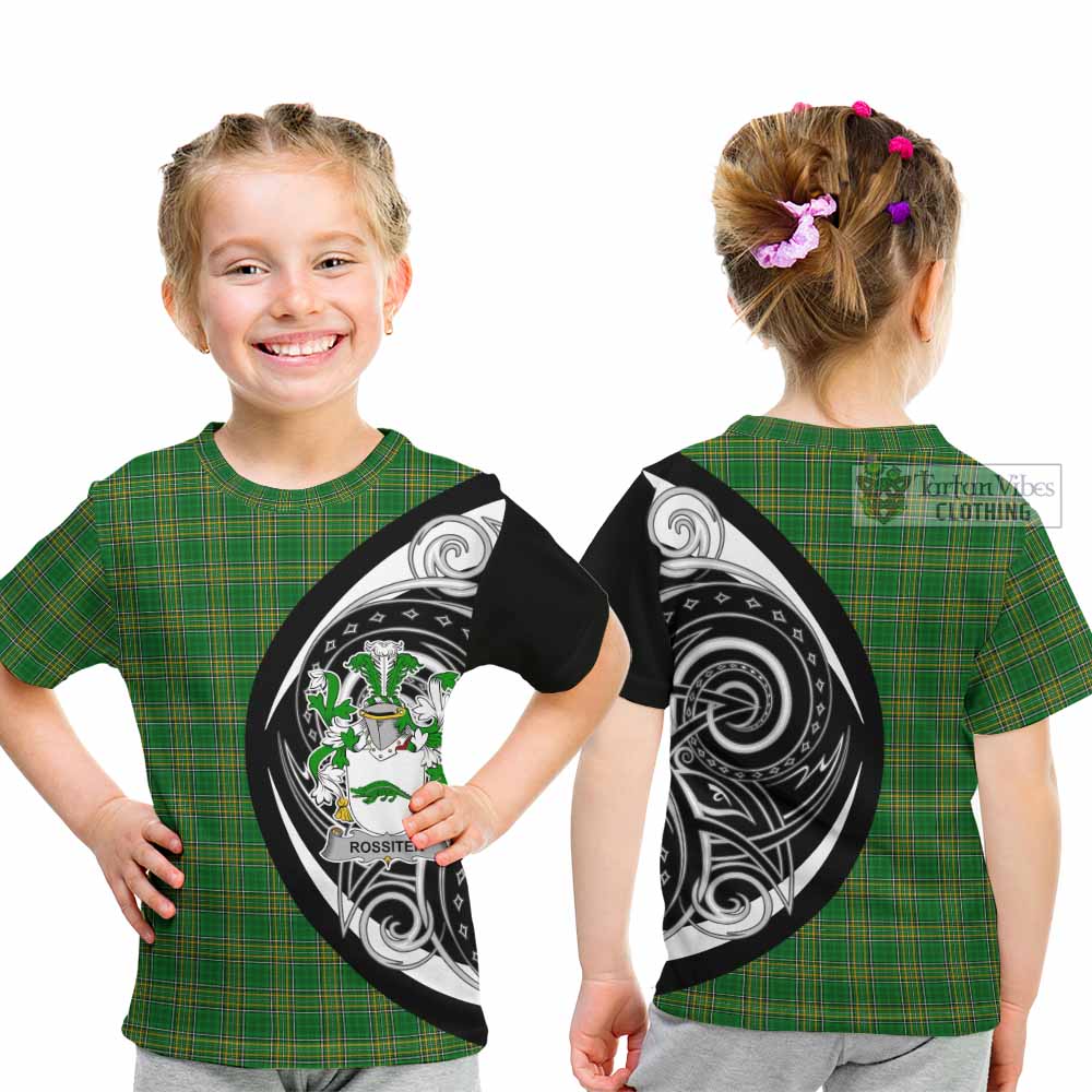 Rossiter Irish Clan Kid T-Shirt Celtic Circle Style - Tartan Vibes Clothing