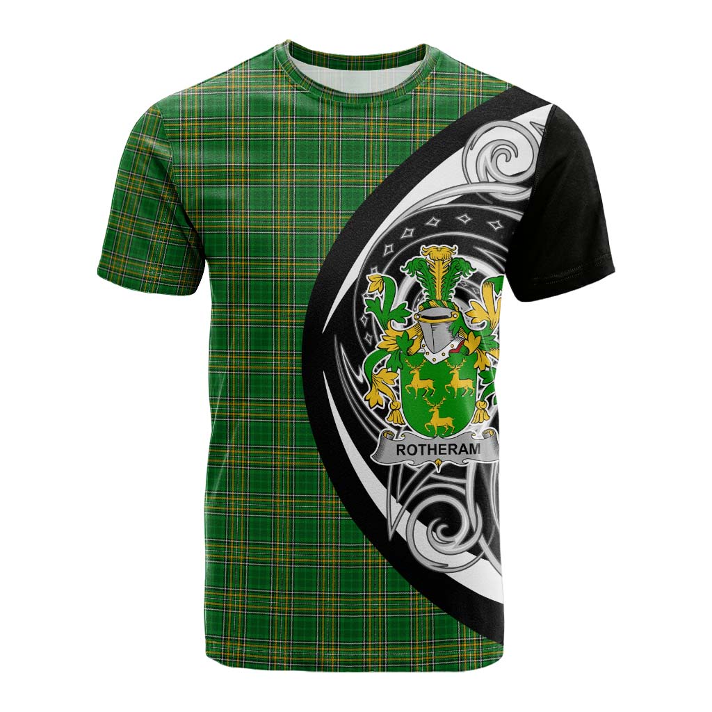 Rotheram Irish Clan Cotton T-shirt Celtic Circle Style Kid's Shirt - Tartan Vibes Clothing