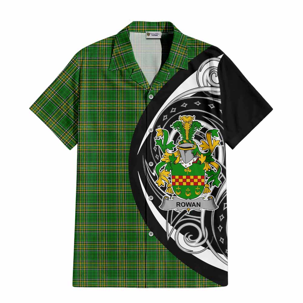 Rowan Irish Clan Hawaiian Shirt Celtic Circle Style Kid - Tartan Vibes Clothing