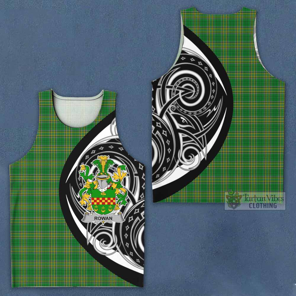 Rowan Irish Clan Men's Tank Top Celtic Circle Style - Tartan Vibes Clothing