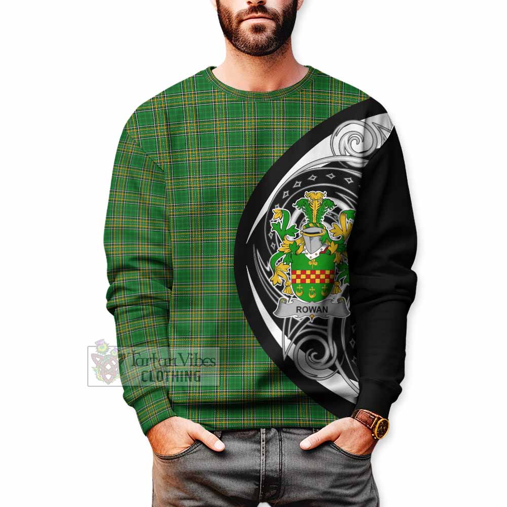 Rowan Irish Clan Sweatshirt Celtic Circle Style - Tartan Vibes Clothing