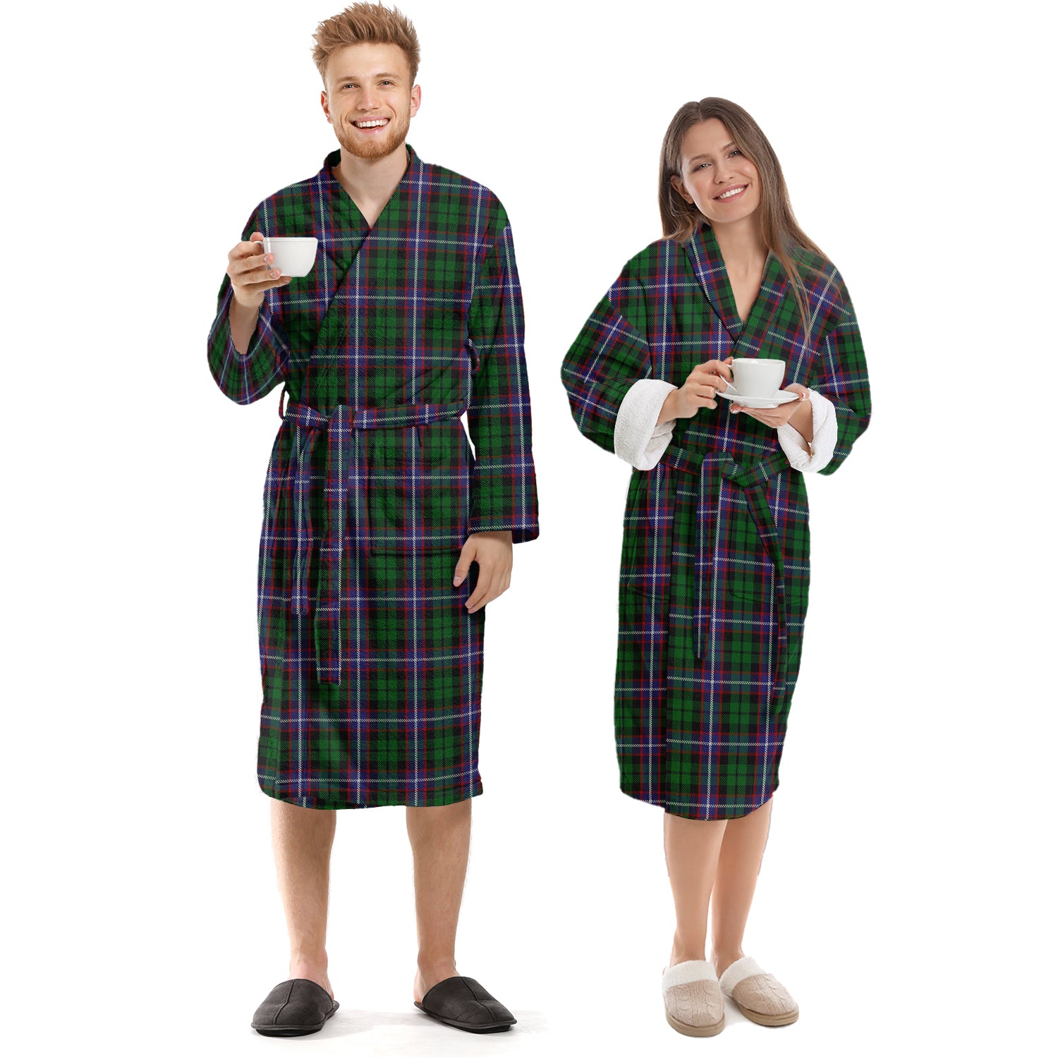 Russell Tartan Bathrobe Unisex S - Tartan Vibes Clothing