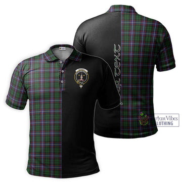 Russell Tartan Polo Shirt with Family Crest and Half Of Me Style