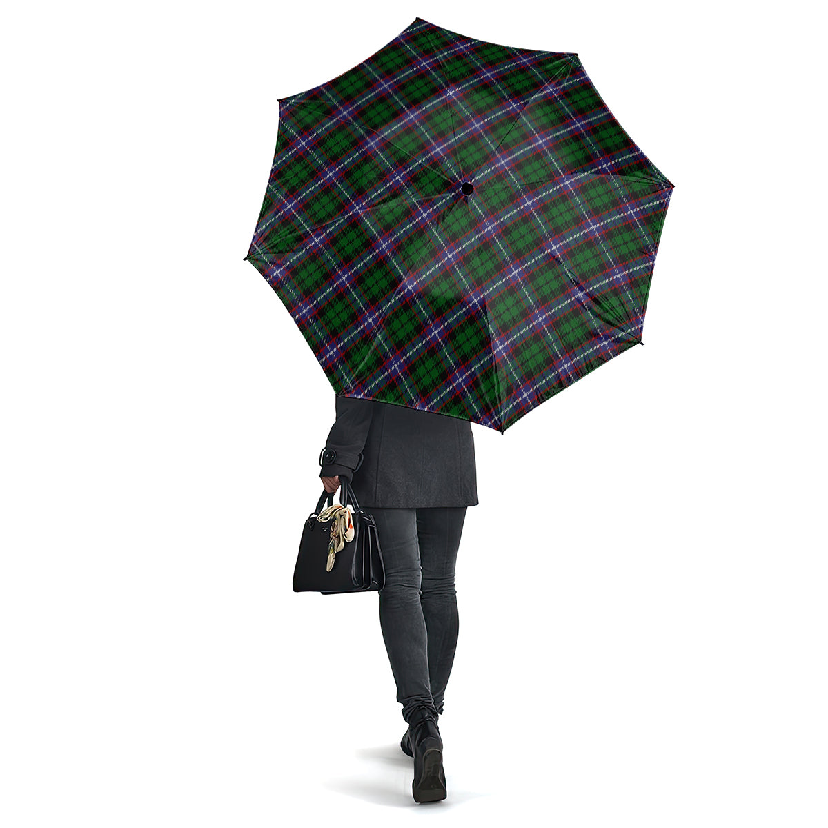 Russell Tartan Umbrella One Size - Tartanvibesclothing