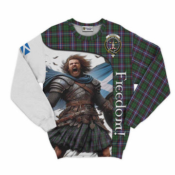 Russell Crest Tartan Sweatshirt Inspired by the Freedom of Scottish Warrior