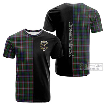 Russell Tartan Cotton T-shirt with Family Crest and Half Of Me Style