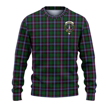 Russell Tartan Knitted Sweater with Family Crest