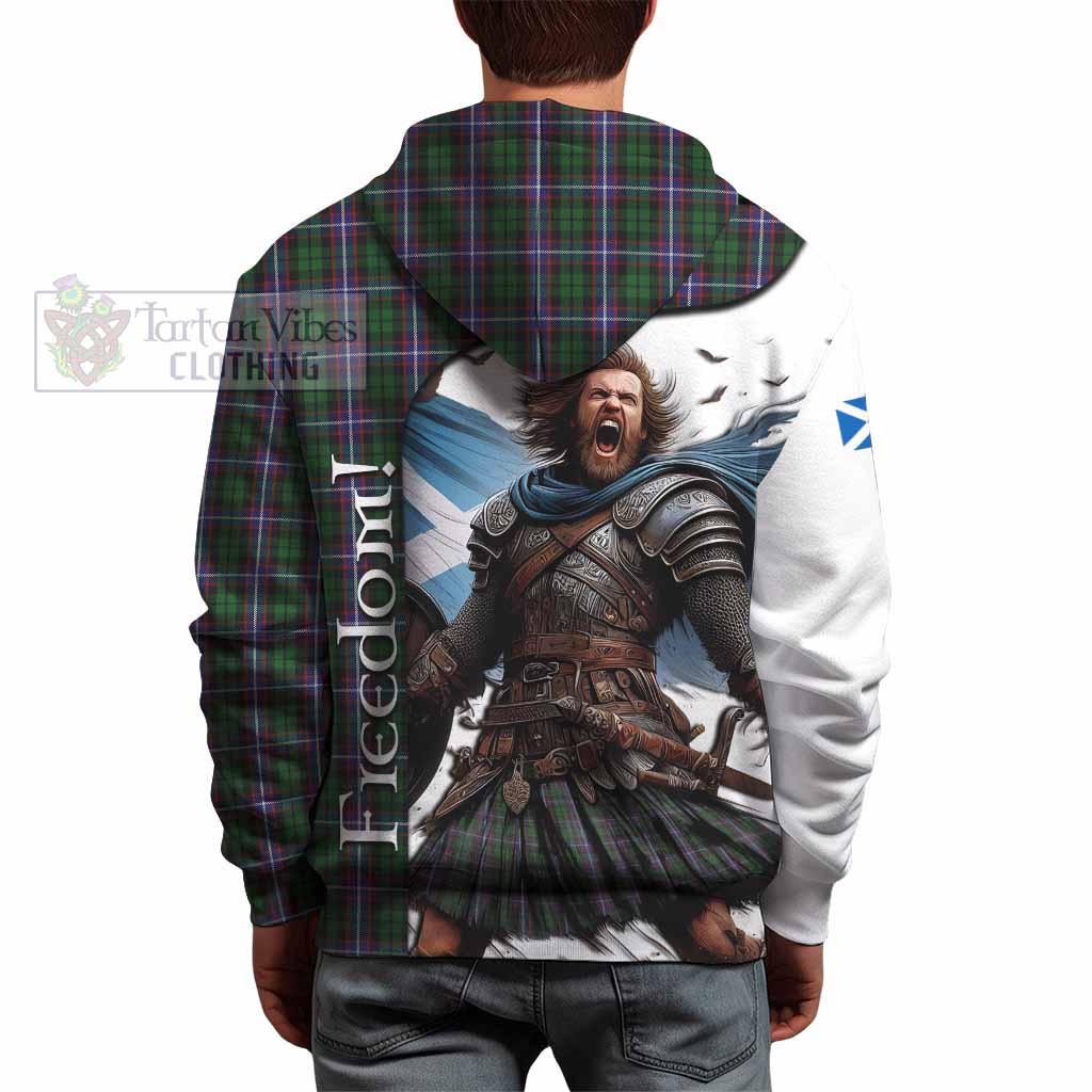 Tartan Vibes Clothing Russell Crest Tartan Hoodie Inspired by the Freedom of Scottish Warrior