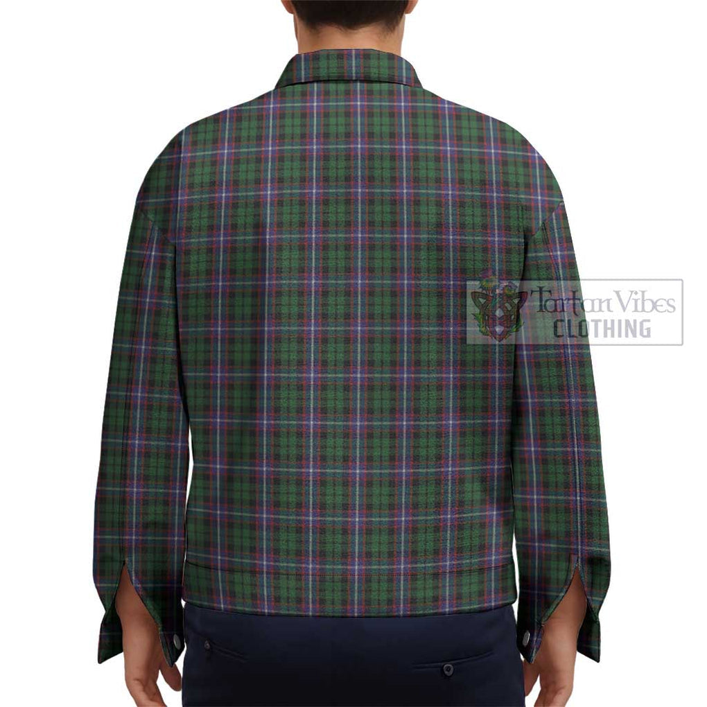 Russell Tartan Unisex Lapel Cotton Jacket - Tartan Vibes Clothing