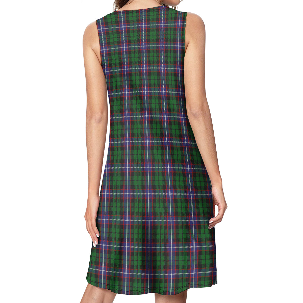 Russell Tartan Womens Casual Dresses - Tartanvibesclothing