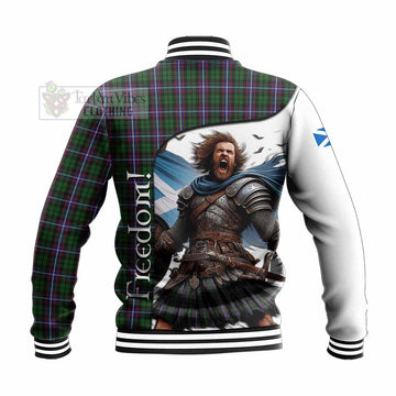 Russell Crest Tartan Baseball Jacket Inspired by the Freedom of Scottish Warrior