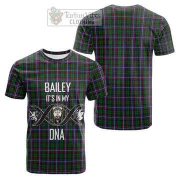 Russell Tartan Cotton T-shirt with Family Crest DNA In Me Style