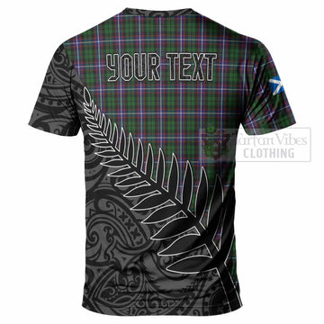 Russell Crest Tartan T-Shirt with New Zealand Silver Fern Half Style