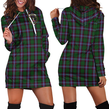 Russell Tartan Hoodie Dress with Family Crest