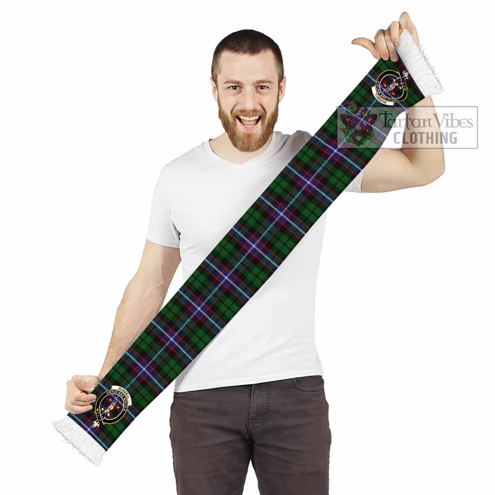 Russell Tartan Ruffneck Scarf with Family Crest - Tartan Vibes Clothing
