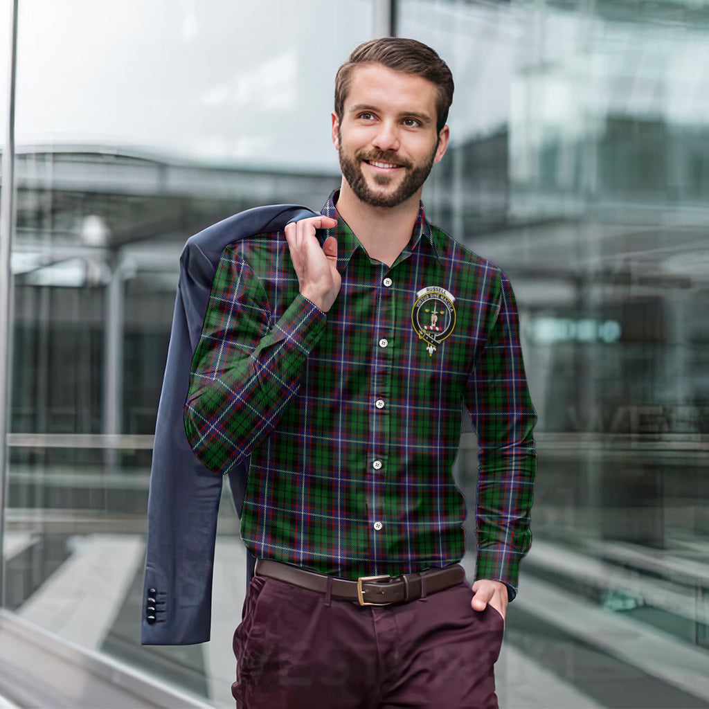 russell-tartan-long-sleeve-button-up-shirt-with-family-crest