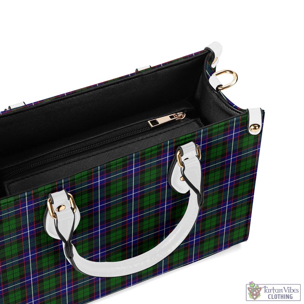 Tartan Vibes Clothing Russell Modern Tartan Luxury Leather Handbags