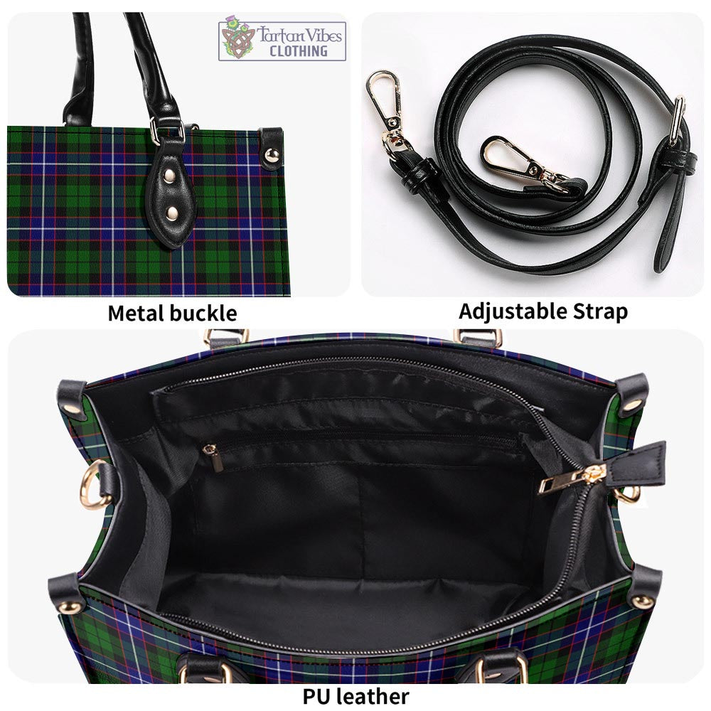 Tartan Vibes Clothing Russell Modern Tartan Luxury Leather Handbags