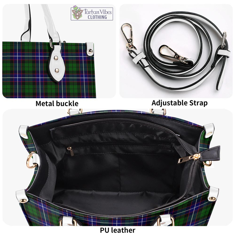 Tartan Vibes Clothing Russell Modern Tartan Luxury Leather Handbags