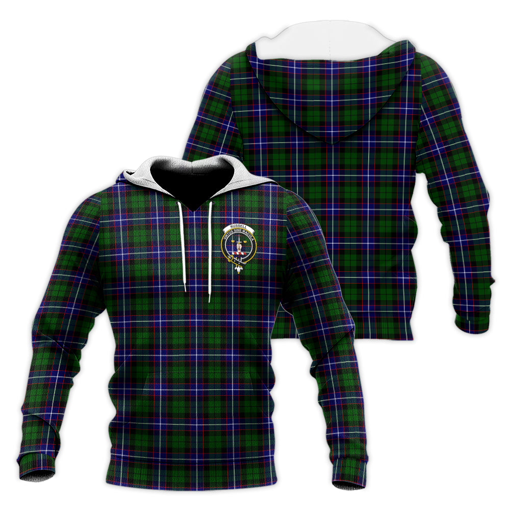 russell-modern-tartan-knitted-hoodie-with-family-crest