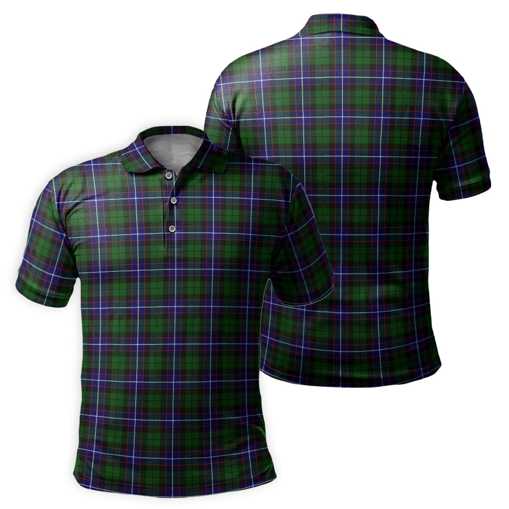 Russell Modern Tartan Mens Polo Shirt - Tartan Vibes Clothing