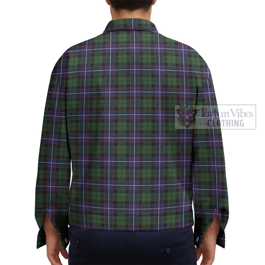 Tartan Vibes Clothing Russell Modern Tartan Unisex Lapel Cotton Jacket